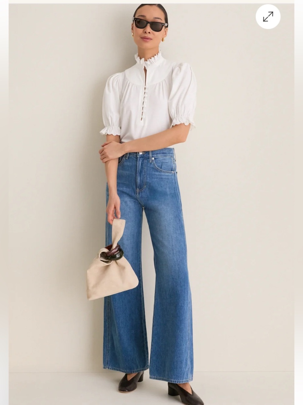 Tuckerbuck White Selena Blouse by Pomander Place